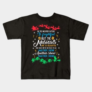 Christmas Theatre Gift. Theatre Lover Gift. Christmas Gift for an Actor/Actress. Kids T-Shirt